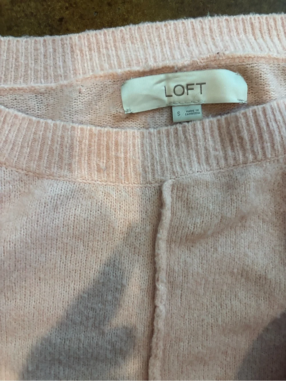 LOFT size Small Crewneck Sweaters- Light Pink & Lilac Pink